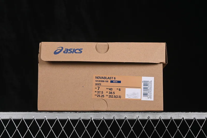 All categories Asics Asics series Asics Novablast 6 Asics Novablast 6 Asics retro breathable casual shoes cushioning men's wear-resistant running shoes 1012C008-100